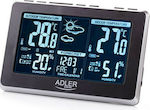 Adler AD 1175 Wireless Digital Weather Station Wall Mounted Black