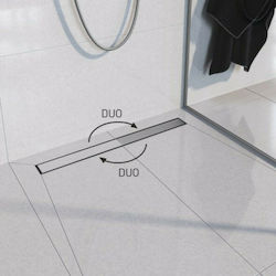 Siphon, shower channel Vogi duo 60cm