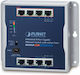 Planet WGS-814HP Unmanaged L2 PoE+ Switch με 8 Θύρες Gigabit (1Gbps) Ethernet
