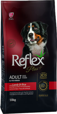 Reflex Plus Maxi Adult 18kg Ξηρά Τροφή για Ενήλικους Σκύλους Μεγαλόσωμων Φυλών με Αρνί