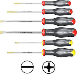 Facom Set Screwdrivers with 6 Interchangeable Tips