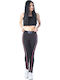 Women's Long Training Legging High Waisted Black