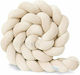 Sparrow Velvet Crib Bumpers Braided Inside Beige 15x240cm