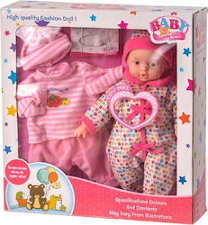 Baby-Puppen-Set Μωρό με Ρούχα και Αξεσουάρ