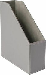 Osco Leather Magazine File Gray 25.5x10x31.5cm