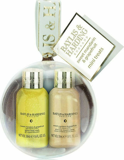 Baylis & Harding Sweet Mandarin & Grapefruit Travel Set for Body Cleaning 2pcs