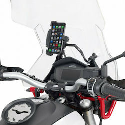 Givi Mount Phone Motorcycle with Clip for Steering Wheel Guzzi V85 TT 2019-2020