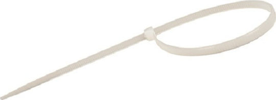 Elmark Δεματικά Καλωδίων Πλαστικά 300mmx4.8mm σε Λευκό χρώμα (100τμχ) (500304)