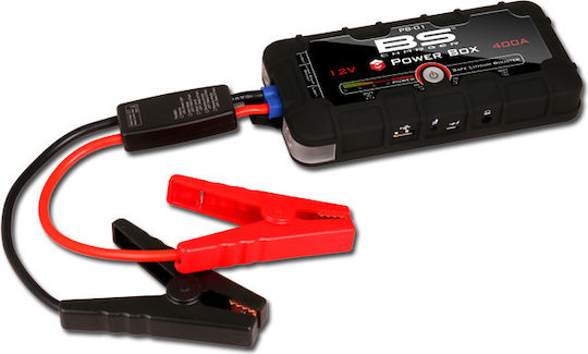 BS Booster Power Box Portabil Starter Baterie Auto 12000mAh cu Φακό / Banca de alimentare / USB 12V