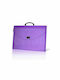 Data King Plastic Drafting Bag with Buckle and Handle 45x5x33cm Purple
