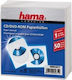 HAMA CD/DVD Sleeve White 50pcs 62671