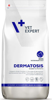 VetExpert Dermatosis 2kg Trockenfutter für erwachsene Hunde mit Kaninchen und Kartoffeln