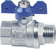 Viospiral Valve / Switch Straight 1/2"x1/2" 1/2"x1/2" Ball Faucet Full Flow with Butterfly Male/Female