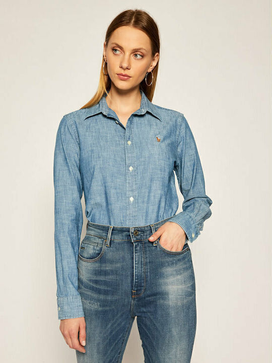 Ralph Lauren Γυναικείο Πουκάμισο Blau