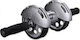 Athlopaidia 005.83300 Abdominal Wheel Gray with Mat & Resistance Bands
