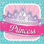 Party Napkins Princess Party Napkins Pink 33x33cm. 16pcs