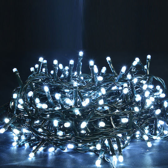 300 Λαμπάκια LED 18μ. Ψυχρό Λευκό σε Σειρά