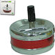 AGC Windproof Metallic Silver Ashtray 2 Pieces