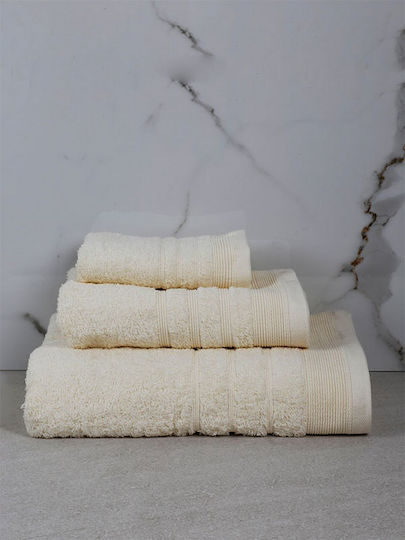 Sunshine Hand Towel Chimbouri 30x50cm 6 Ecru Weight 500gr/m²