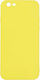 Sonique Liquid Back Cover Silicone Yellow (iPho...