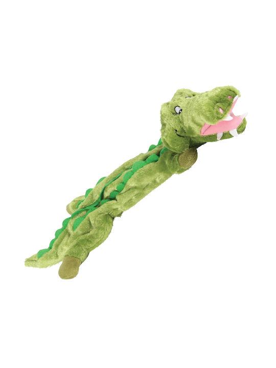 Happypet Wild Crinkler Alligator Jucărie de Pluș de Câine 60εκ. Verde