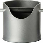 Crema Pro Small Knock Box Container from Silicone and Plastic 13.2x12.7x13.2cm Gray