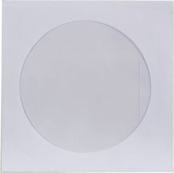 Omega CD/DVD Sleeve White 100pcs