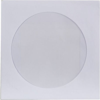 Omega CD/DVD Sleeve White 100pcs