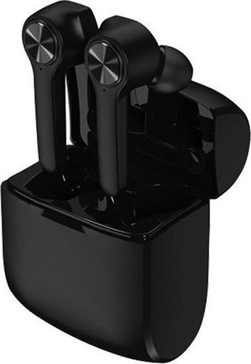 Lenovo HT20 In-ear Bluetooth Handsfree Ακουστικά με Θήκη Φόρτισης Μαύρα