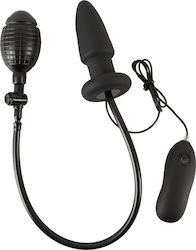 You2Toys Inflatable Vibrating Butt Plug Πρωκτική Σφήνα με Δόνηση Μαύρη 12.2cm