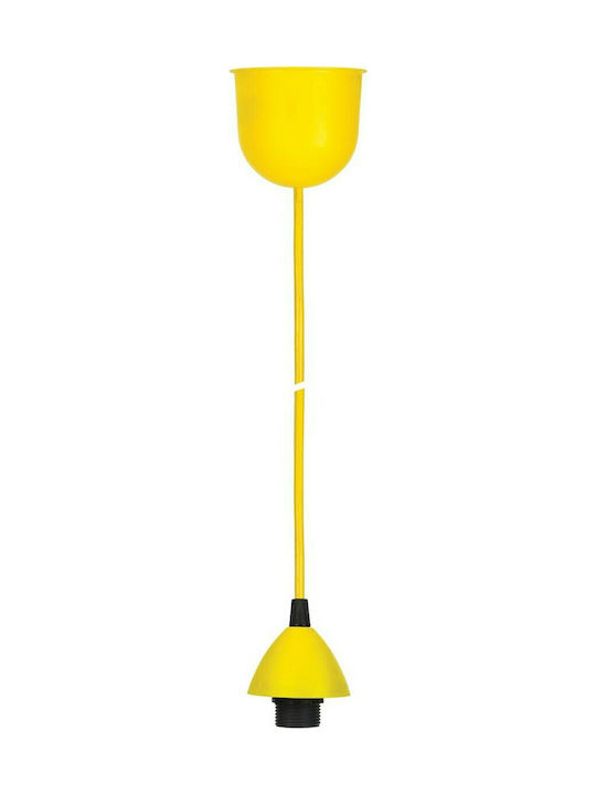 VK Lighting VK/V71E14/Y Pendant Light Suspension for Socket E14, E.14 Yellow