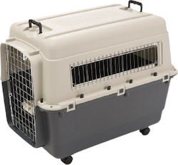 Savic Andes 5 Dog Transport Cage With wheels Κλουβί Μεταφοράς Σκύλου 80x56x59εκ. Γκρι 80x56x59cm