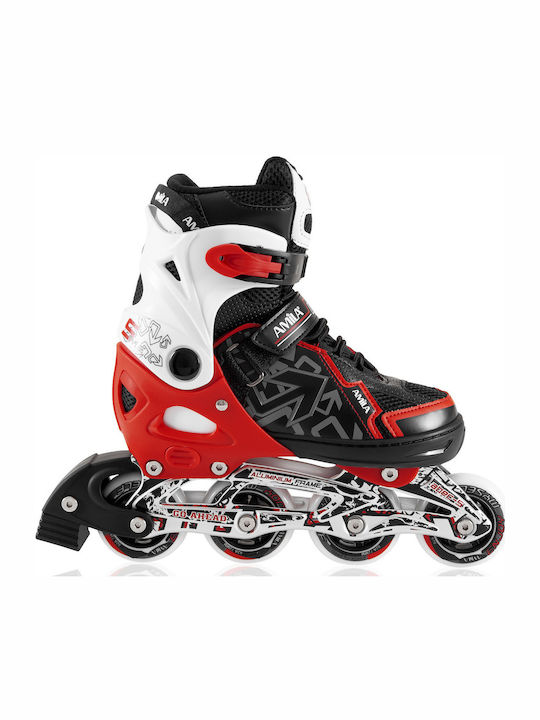 AMILA Inline Αυξομειούμενα Rollers Κόκκινα Παιδικά