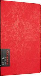 Comix Notebook 80 Sheets A5 Ruled Red