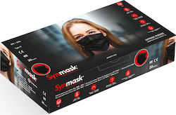 Syndesmos SynMask 3ply Χειρουργικές Μάσκες Type ΙΙ(EN 14683) Μαύρο Mască de protecție De unică folosință Tipul II Chirurgical Negru 20buc