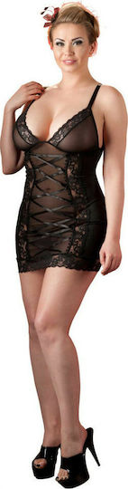 Cottelli Collection Lingerie Dress Plus Size Black