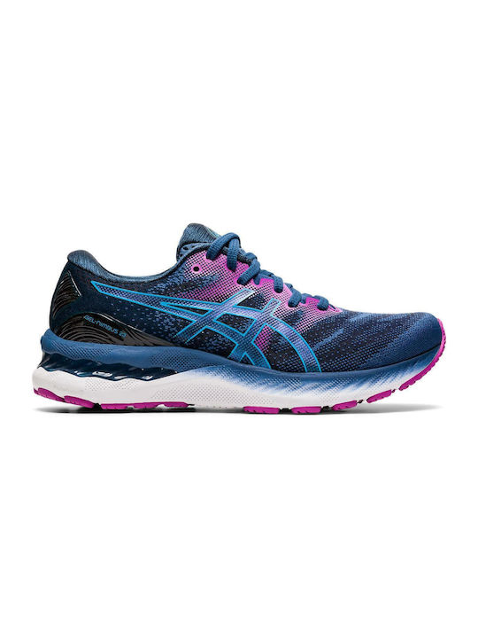 Gel-Nimbus 23 Damen Sportschuhe Laufen Grand Shark / Digital Aqua