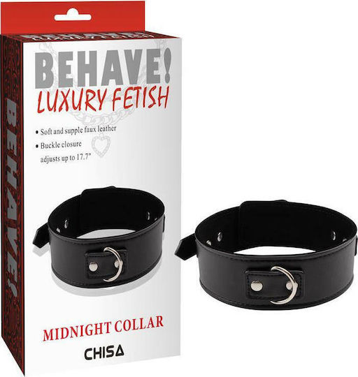 Chisa Novelties Behave Midnight Collar Collar in Black Color