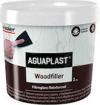 Woodstuff Flexible water soluble glass fibre reinforced Beissier Aquaplast Woodfiller in Oak colour 1Kg