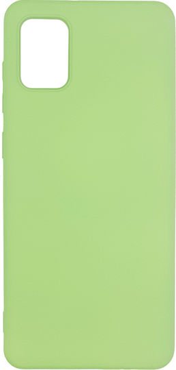 Sonique Liquid Umschlag Rückseite Silikon Grün (Galaxy A31)