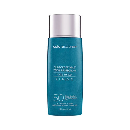Colorescience Sunforgettable Total Protection Face Shield Classic Минерален Водоустойчив Слънцезащитен Лосион За Лице SPF50 Оцветен 55ml