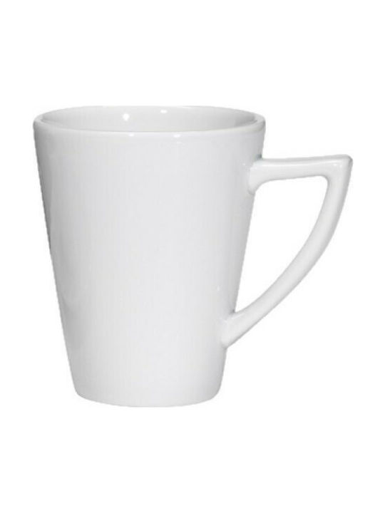 Apulum Tasse Keramik Weiß 310ml 1Stück