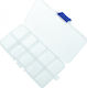Tool Compartment Organiser 10 Slot Transparent 13x6.4x2.1cm