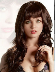 Wigged Love Long Dark Brown Wig