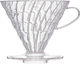 Hario V60 Coffee Dripper 03 Coffee Dripper Πλαστικό Διάφανο 157x137x122mm