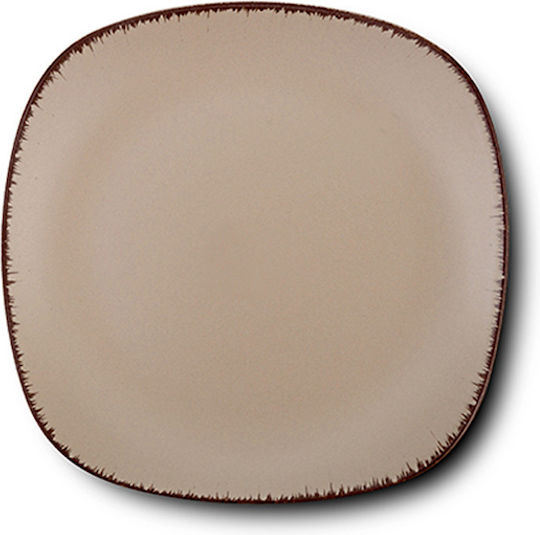 Nava Brown Sugar Чиния Пустинята Квадрат Керамика Brown Sugar 19x19см
