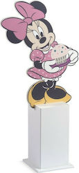 Parisis Baptism Decoration from Wood Minnie Mouse