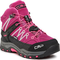 CMP Kids Hiking Boots Rigel Mid Waterproof Fuchsia CMP Kids Hiking Boots Rigel Mid Waterproof Fuchsia
