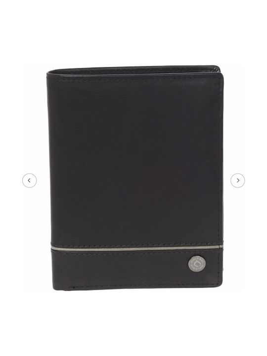 Diplomat Men's Leather Wallet Black