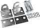 Cisa Lock base for Padlock Silver